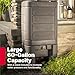 Step2 Lakewood Rain Barrel with Stand, Outdoor Water Conservation Container, Holds 60 Gallons, Brown