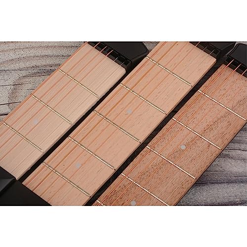 Colaxi Violão acústico de bolso, escala de 6 com bolsa de armazenamento, ferramenta de portátil, ins