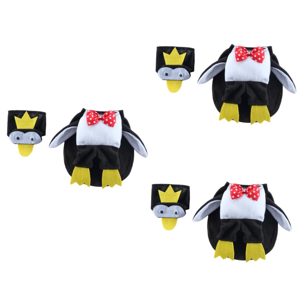 Cape de costume de Halloween pour chiens Milisten XL - Lot de 3 ensembles pour fête