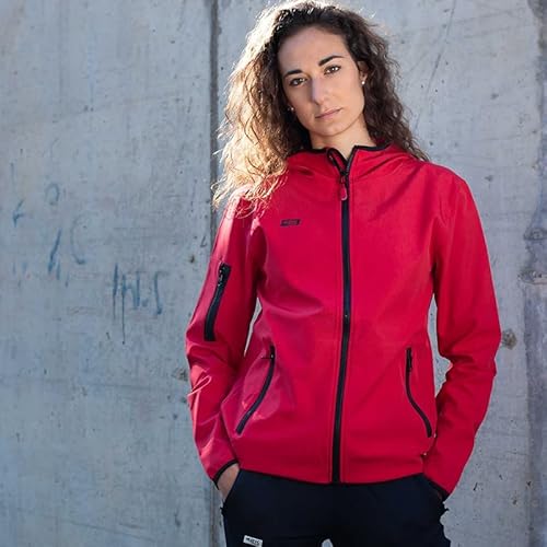 42K RUNNING - Chaqueta Técnica Unisex 42K SOFTSHELL Red XL