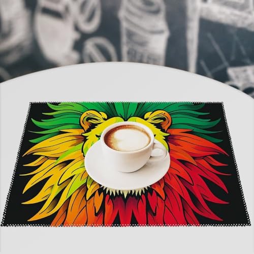 Set de table Majestic tête de lion design isolant premium - 8