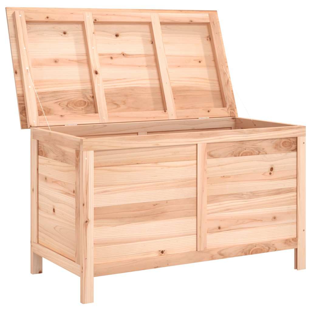Scatola per cuscini per esterni, 99 x 50 x 56,5 cm, in legno massello di abete | Stoccaggio Giardino, Patio, Coperte, Giocattoli, Telaio Robusto, Durevole