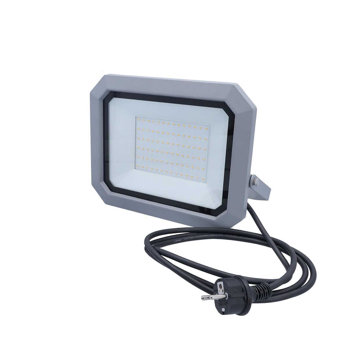 as - Schwabe SLIMLINE PRO Chip LED Strahler 50W 6500 Lumen - 4000K neutralweiß - OSRAM-LED - IP65 Aluminiumgehäuse - Außenleuchte schwenkbar - 2 m Leitung mit Schutzkontaktstecker - IP44, 46421