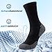 TANSTC Sneaker Socken Damen Herren 43-46 Atmungsaktiv Baumwolle Wandersocken Tennissocken Arbeitssocken Winter Wärme Sportsocken Laufsocken Dicke Herrensocken 35-38 39-42 43-46 47-50 Schwarz 6 Paar