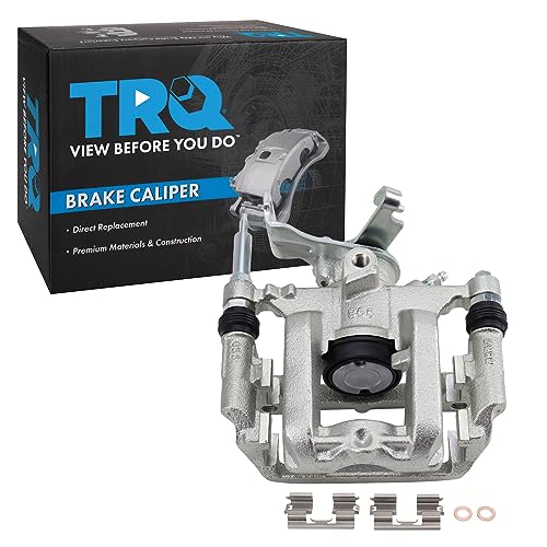 Image of TRQ Rear Right Brake Caliper w /Bracket Passenger Side