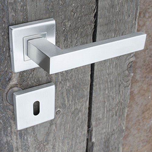 Preisvergleich Produktbild Türgriff Edelstahl matt BB Drückergarnitur 'Xavier' Türdrücker Türklinke Türbeschlag