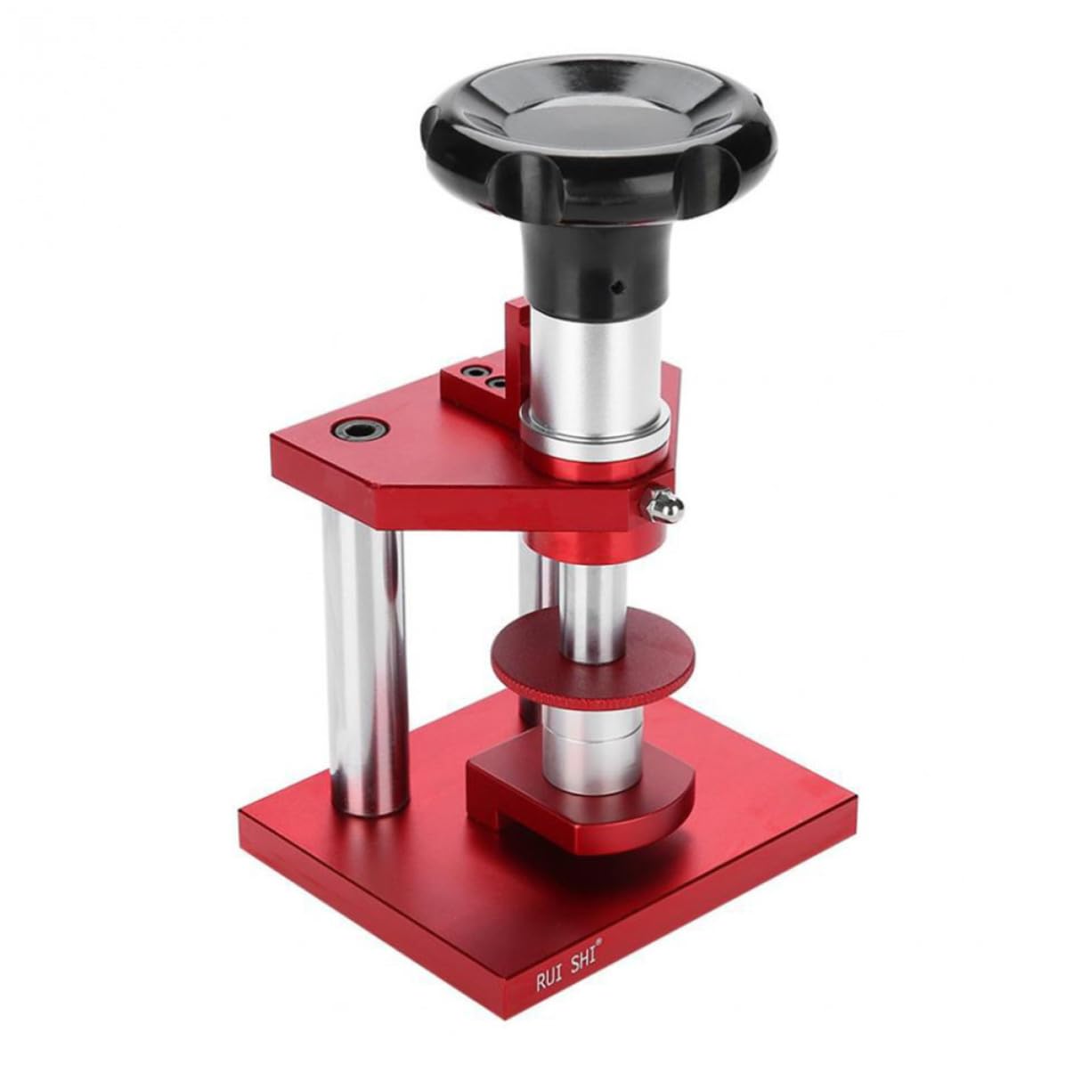 MAGICLULU 20 Pièces Outil de Presse à Montre Rouge en Acier, 20 Matrices