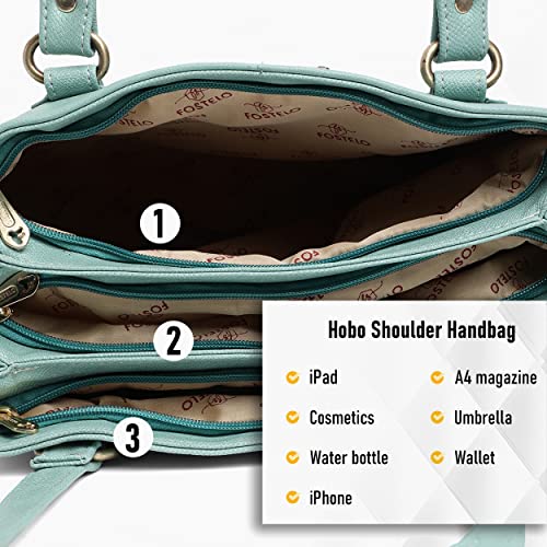 Image of Fostelo Women's Nightingale Satchel Tote Handbag for Women | Ladies Purse | Stylish Shoulder Bag | Gift For Women