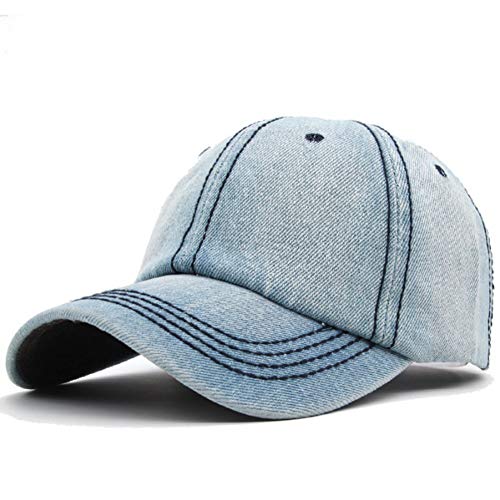 Casquette de baseball denim idéale pour vos balades en ville et sorties casual