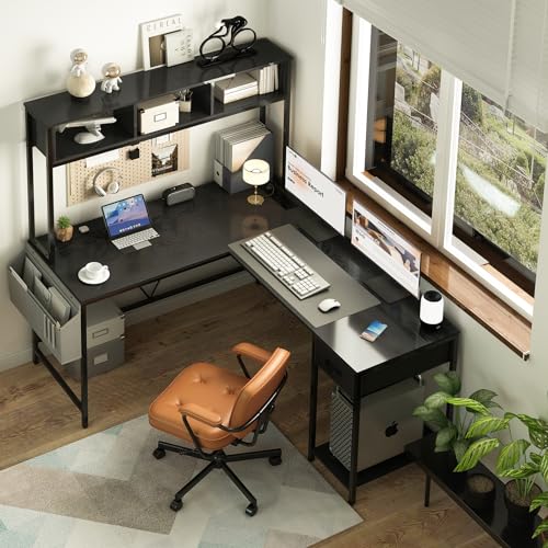 Yoobure W02-LSDS01BLACK L Shaped Desk Gaming Desk thumb #6
