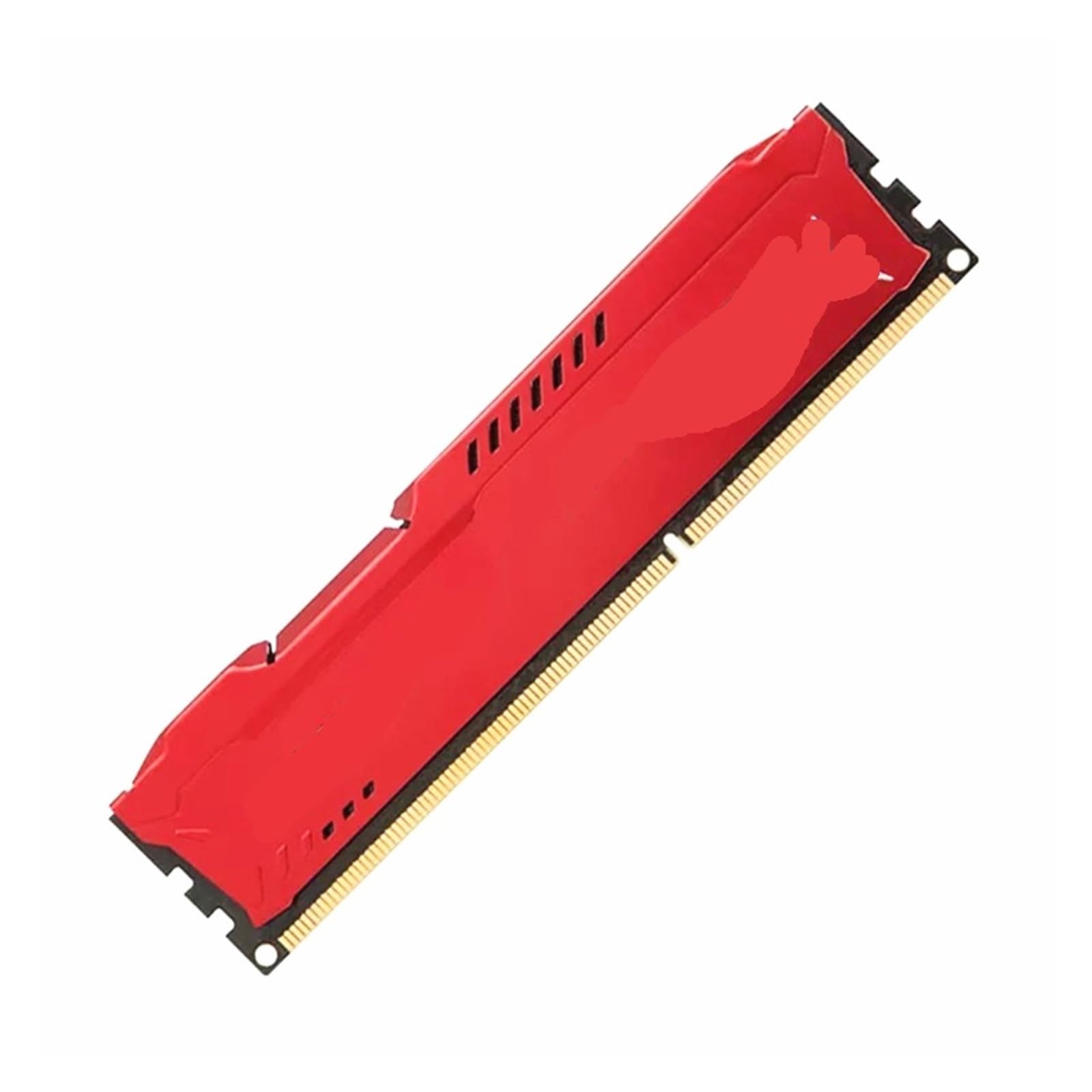 Refroidisseur de RAM aluminium rouge avec pince de mémoire PC pour optimiser la dissipation