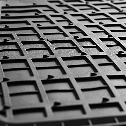 FH Group Premium Liners Tall Channel Trimmable All Weather Rubber Full Set Car Floor Mats (Gray) w. Trimmable All-Season Cargo Liner (Black) - Universal Fit for Cars Trucks and SUVs by FH Group - Image 8
