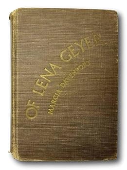 Hardcover Rare 1936 VINTAGE ~ Of Lena Geyer ~ Marcia Davenport ~ Cloth Cover Decorative OLD Book