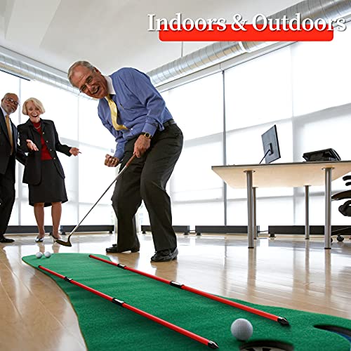 MoKo-Palos-de-Alineacion-Golf-3-Secciones-Varillas-Ayuda-Entrenamiento-Plegable-Fibra-Vidrio-Indicador-Direccion-Equipo-Practica-Swing-48-Pulgadas-con-2-Piezas-para-Principiantes-Golfista