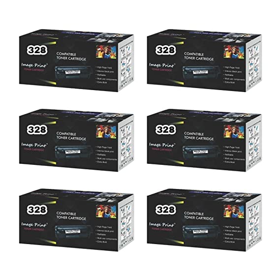 Image Print 328 for Canon CRG 328 Toner Cartridge Compatible for Canon MF4820d,MF4412,MF4410,MF4450,D550,MF4550d,MF4570dn,MF4580dn,MF4720w (Pack of 6)