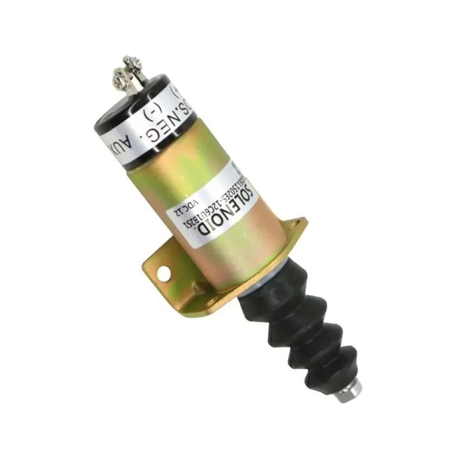 Solenoide de corte de combustible Compatible con la válvula solenoide de apagado de combustible Bobcat de 12 V 1502ES-12C6U1B2S1
