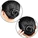 Smilco Hair Net 100 Pcs, 22 Inches Hair Nets Elasticity Invisible Elastic Mesh for Food Service, Ballet Bun, Sleeping, Women and Wig (100, Black)