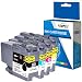 Produktbild Fimpex Tintenpatrone für Drucker, kompatibel mit Brother MFC-J4335DWXL MFC-J4340DW MFC-J4535DWXL MFC-J4540DW MFC-J4540DWXL Drucker LC426XL Schwarz Cyan Magenta Gelb (4er-Pack)