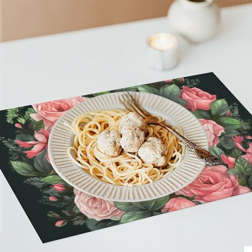 Sets de table pour extérieur et intérieur pour repas de famille conviviaux - 8