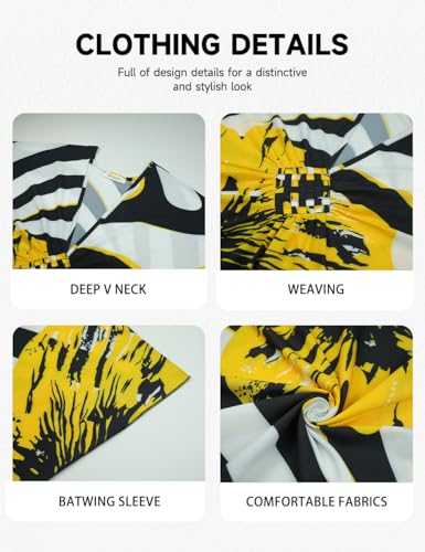 Image of Bsubseach Women Floral Print Kaftan Dresses Plus Size Bathing Suit Cover Up Moo Moos Caftan Beach Dress for Swimwear Summer