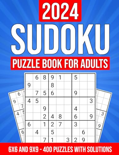 Compare Textbook Prices for 2024 Sudoku Puzzle Book for Adults: 400 Puzzles with Solutions and Hints: 6x6 and 9x9 Puzzles from Easy to Hard ISBN 9798874230333 by Publishing, Gold