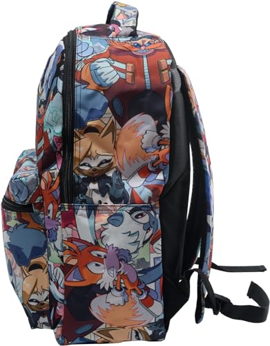 AI ACCESSORY INNOVATIONS Sonic The Hedgehog Backpack: Engaging School Bag with Sonic Characters for Kids & Adults Durable & Comfortable Everyday Gear - Image 2