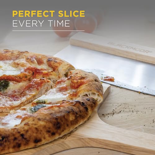 Blackmoor 65399 Pizza Cutter Rocker / 35cm Stainless Steel Pizza Slicer and Kitchen Tool with Protective Blade Cover - Image 7