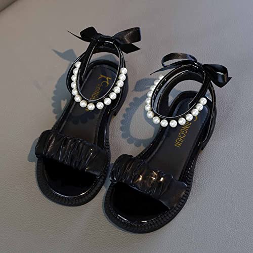 Girls Sandals Kids Open Toe Ankle Strap Dress Shoes Wedding Party For Toddler Kids Princess Shoes Toddler Girls Size 94
