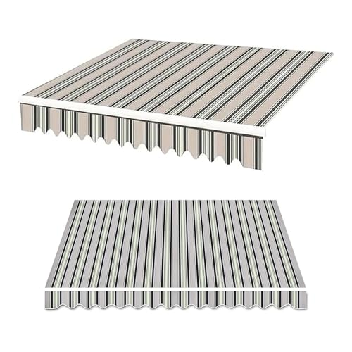 GFYHTN Markisenbespannung Ersatzstoff, 2m/3m/4m/5m Terrasse Markisenstoff, Sonnenschutz Markisentuch Polyester Canvas Für Garten(Gray,8x6.5ft/2.5x2m) GFYHTN Markisenbespannung Ersatzstoff, 2m/3m/4m/5m Terrasse Markisenstoff, Sonnenschutz Markisentuch Polyester Canvas Für Garten(Gray,8x6.5ft/2.5x2m)