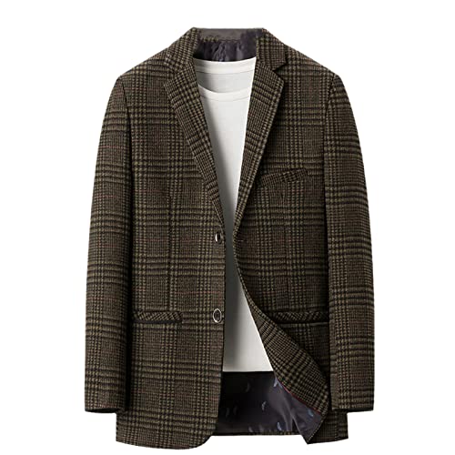 Blazer pour homme Kelsiop kaki XL veste de style britannique décontractée