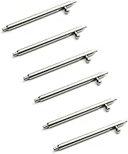 Sulla 6 Quick Release Premium Stainless Steel Spring Bars 16 mm 18 mm 20 mm 22 mm Spring Pins 1.50 mm Diameter for Watches Bracelets, Classic