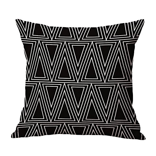 Dosige Funda de Almohada de patrón geométrico,Funda de Almohada para decoración de...