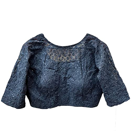 Image of Vihu Fashion Women Georgette Half Sleeve Blouse