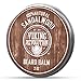 Beard Balm with Sandalwood Scent and Argan & Jojoba Oils - Styles, Strengthens & Softens Beards & Mustaches - Leave in Conditioner Wax for Men by Viking Revolution (1 Pack)