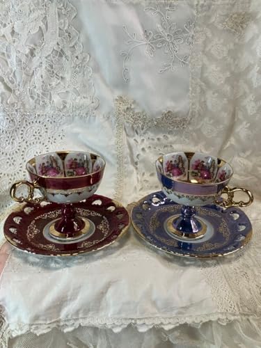 大橋陶器 ohashi china ペアカップ&ソーサー ヴィンテージのサムネイル