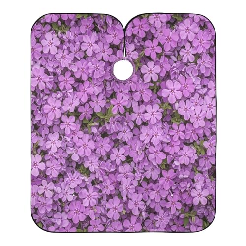Capa de barbería impermeable Kigai Purple Flower para hombres miniatura 2