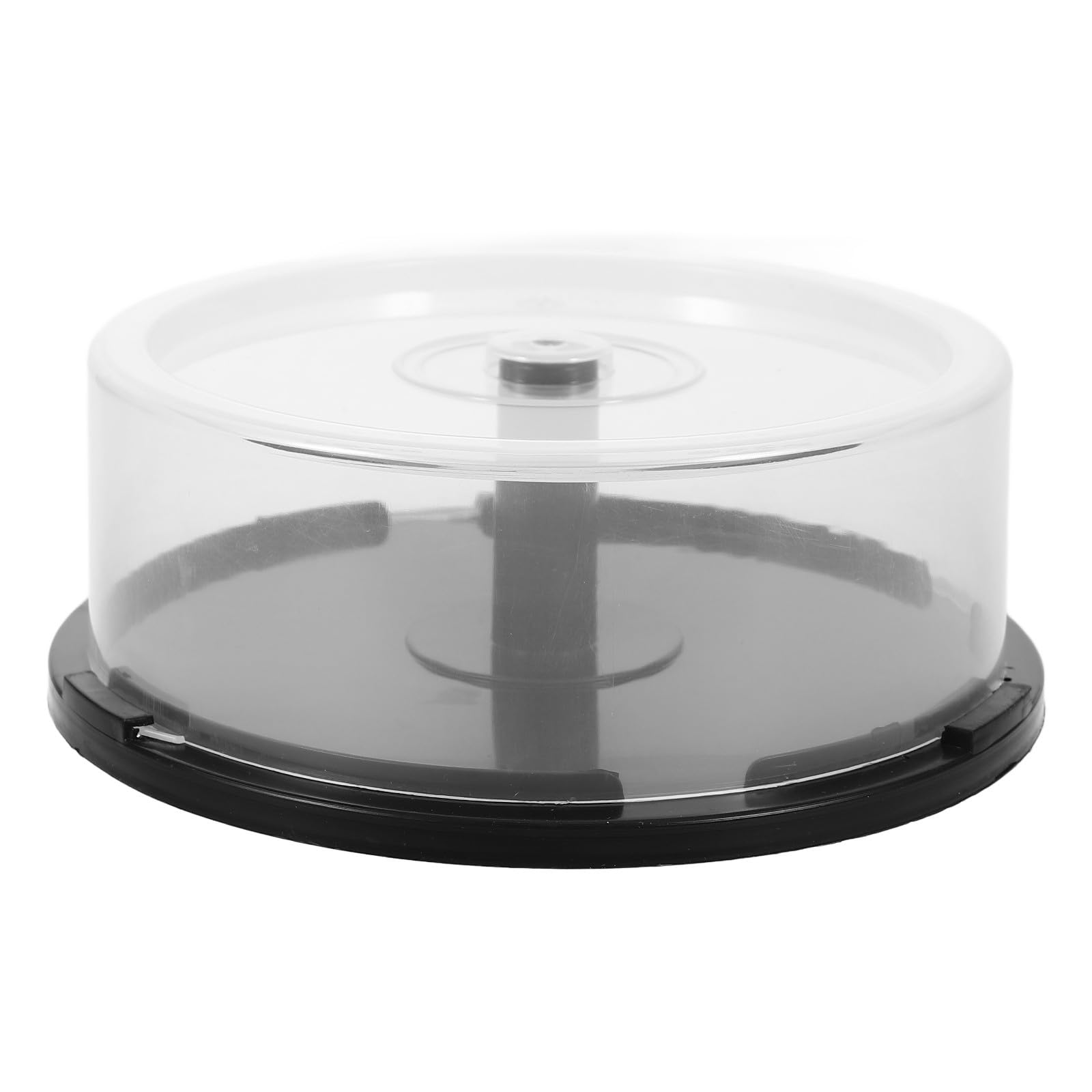 Holibanna Contenedor de Almacenamiento de Dvd de Plástico Negro para 25 Discos Cd, Diseño Ligero y Capacidad Grande para Organizar y Transportar en Casa