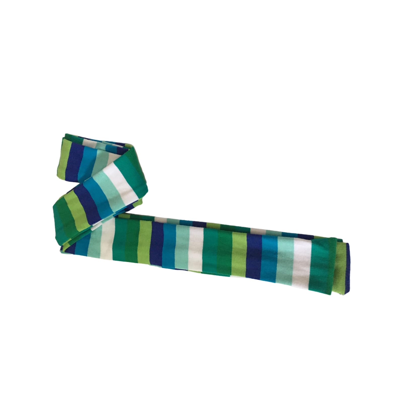 antianzhizhuang Trendy Unisex Harajuku Gothic Punk Rainbow Striped Scarf Long Skinny Scarves Neckerchief Versatile Neckwear For All Ages Women's Scarf