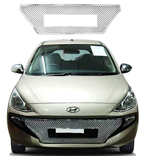 Image of CAR SAAZ Bentley Style Front Grill Chrome Compatible with Santro Type 3 (2018-2020)