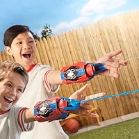 Spider-Man Marvel Real Webs Super Web-Blaster, 2-in-1 Blaster, Rollenspielzeug, Kostüm, Spielzeug, Rot und Blau – Ansicht 9