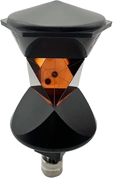 360 Degree Reflective Prism, Prism Reflector Compatible with Leica Total Station Prism Replacement GRZ4