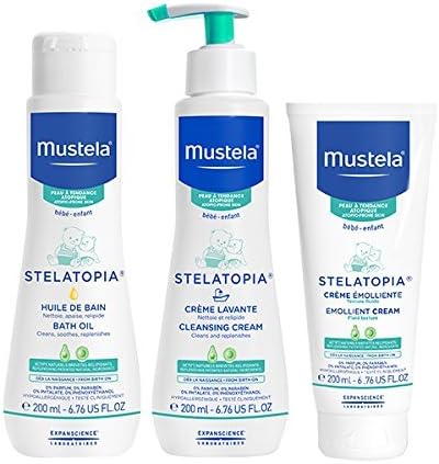 Mustela Stelatopia Eczema-Prone Skin Baby Bath Time Gift Set