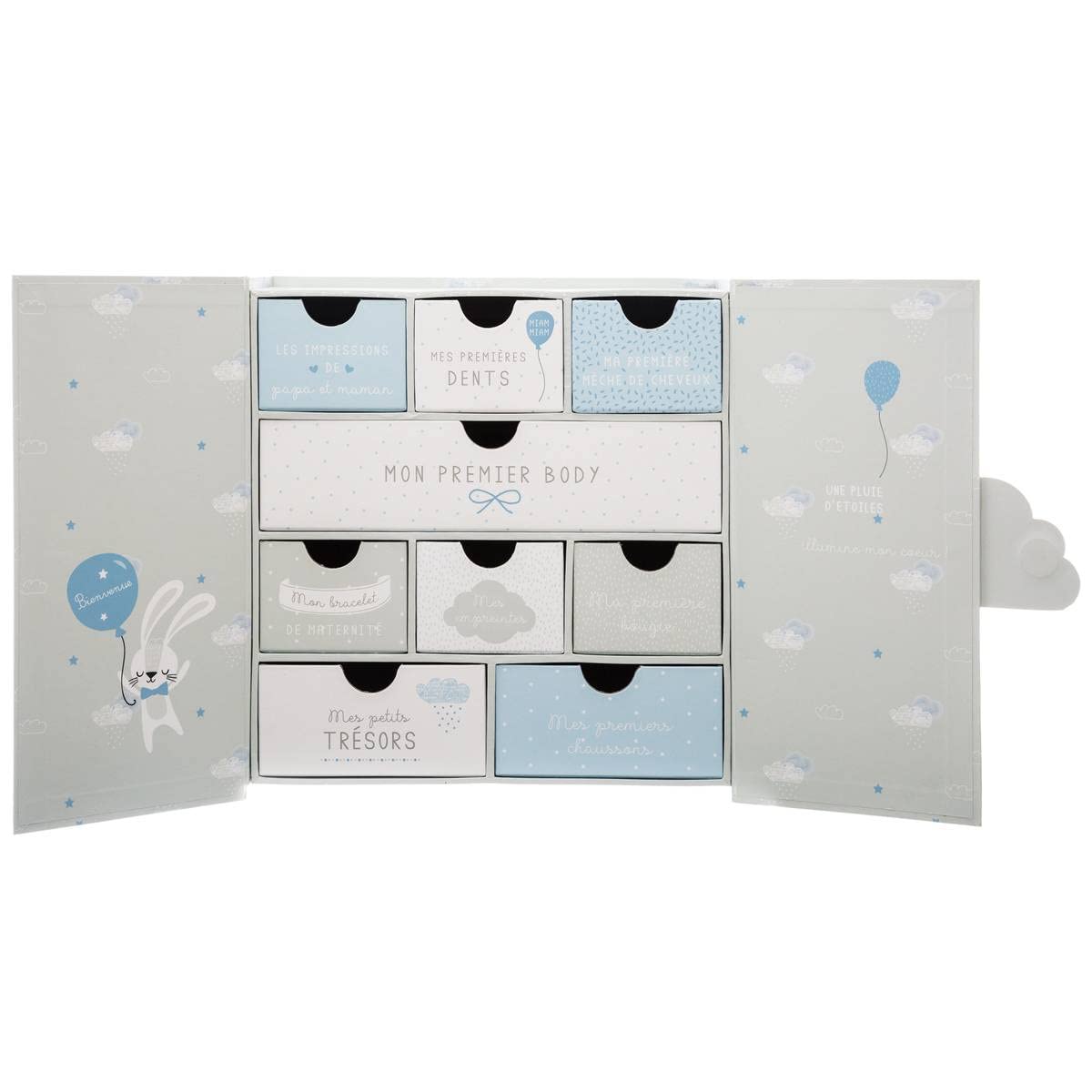 Little Lemon Coffret Cadeau Naissance Bébé Fille Rose - 6 Pièces Öko-Tex