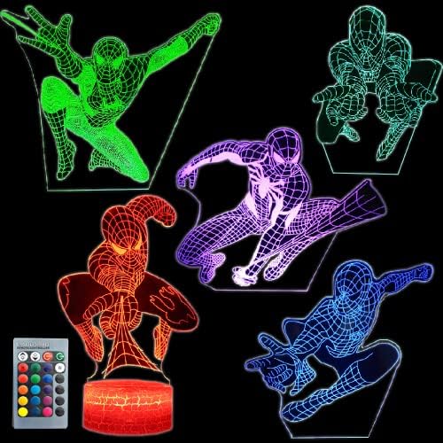 Superhero 3D Night Light, Spiderman Toys for Boys, Fun Mens Gadget ...
