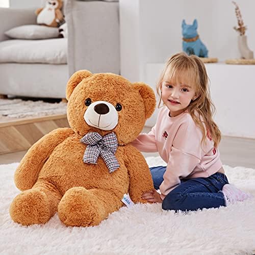 IKASA Giant Teddy Bear Soft Toys Stuffed Animals (78cm, brown)