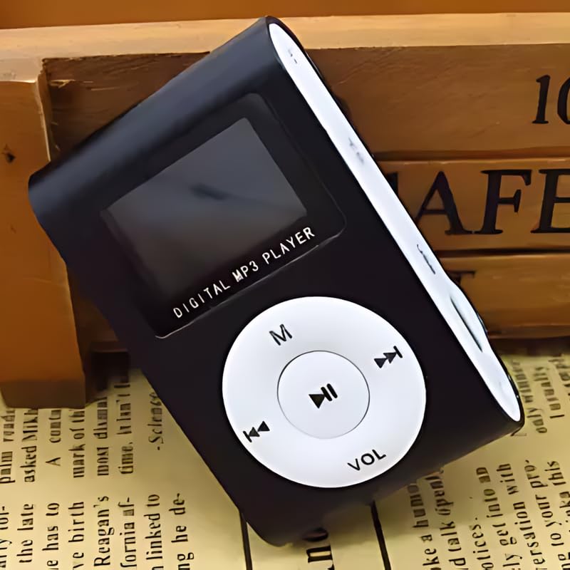 Image of DRUMSTONE ( Years End Sale with 10+6 Years Warranty ) Portable MP3 Music Player with Mini LCD Screen, Lightweight Design, 3.5mm Stereo Jack, Long Playback & Expandable Storage