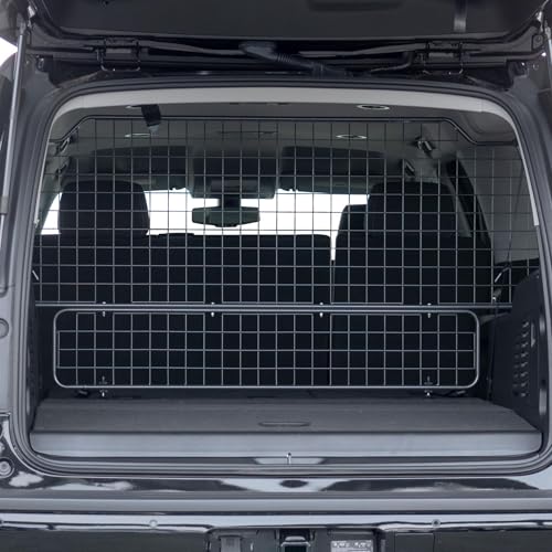 Travall Dog Guard Compatible with Cadillac Escalade LWB (2014-2020) Tailored Fit Luggage Barrier Load Seperator Heavy Duty Powder Coated Steel Pet Barrier Mesh Cage Car Seat Compatible