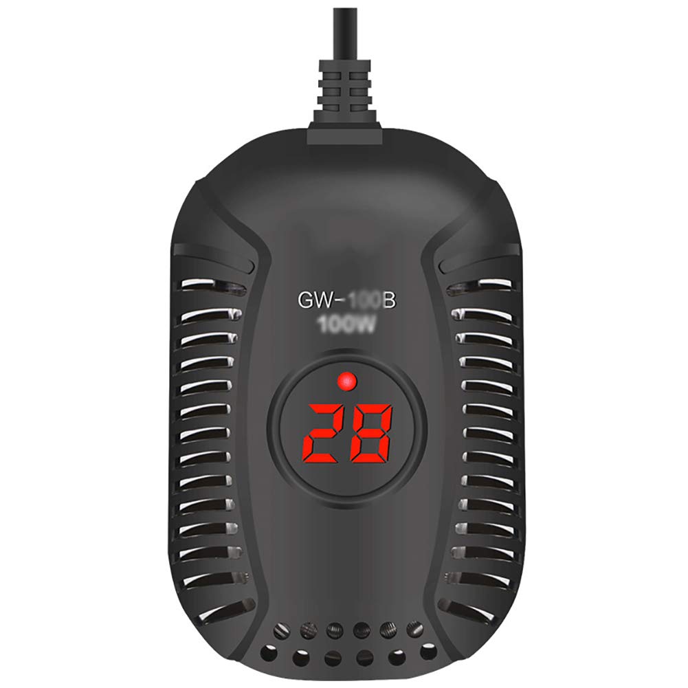 Pequeña Varilla Calefactora Electrónica De Temperatura Constante, Calentador Sumergible Para Acuario, Con Pantalla Digital De Temperatura Y Controlador De Temperatura Externo, GW 150B (GW 100B)