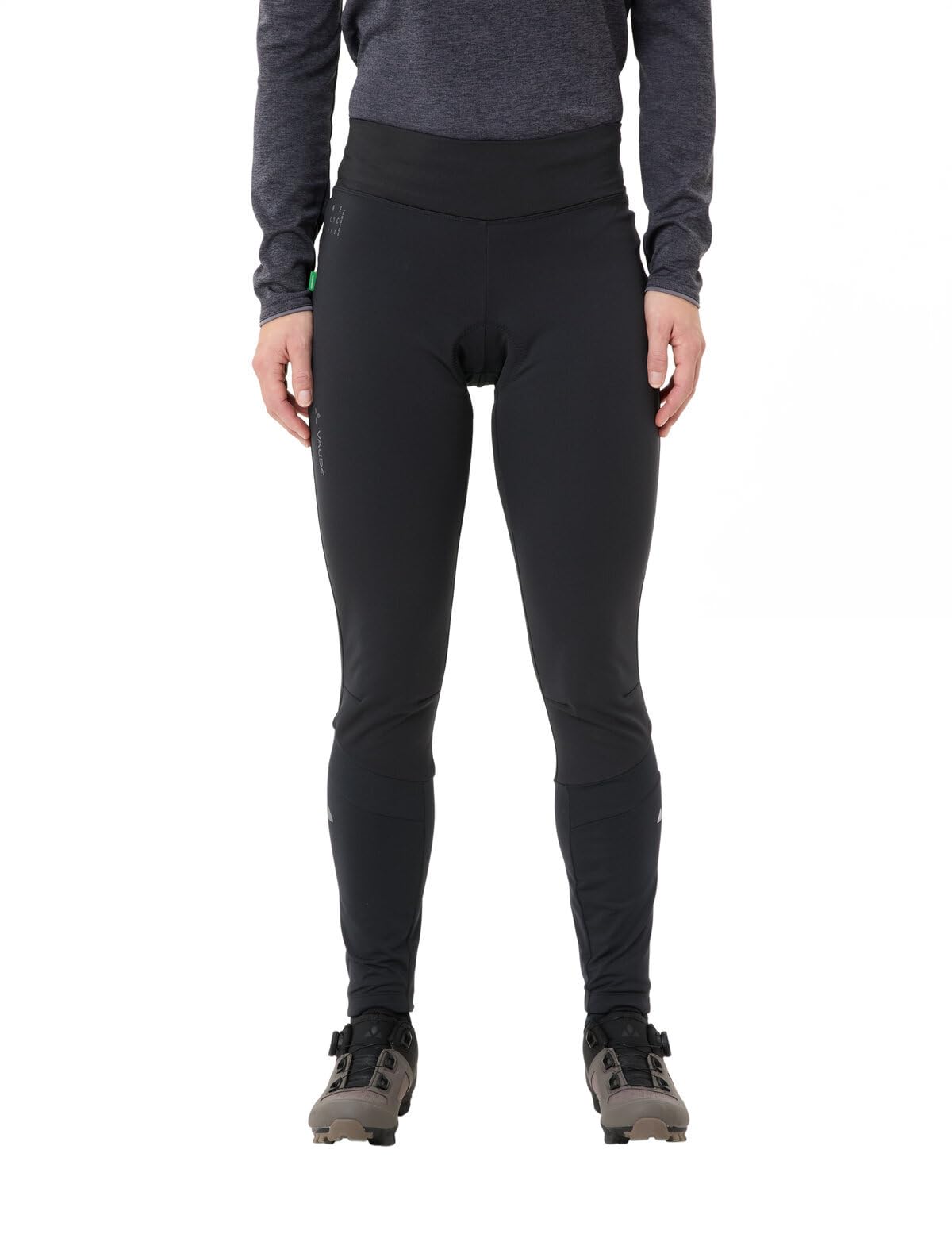 VAUDE Damen Fahrradhose Matera Warm Tights II, warm, Winddicht, atmungsaktiv, Passform: Slim fit