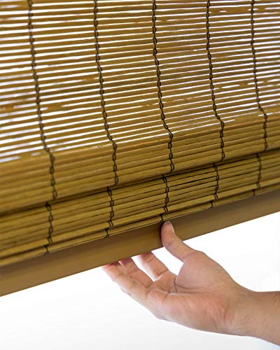 CHICOLOGY Bamboo Roman Shades, Smart Choice Eco-Friendly Light Filtering Blinds for Windows Premium Quality - Image 3